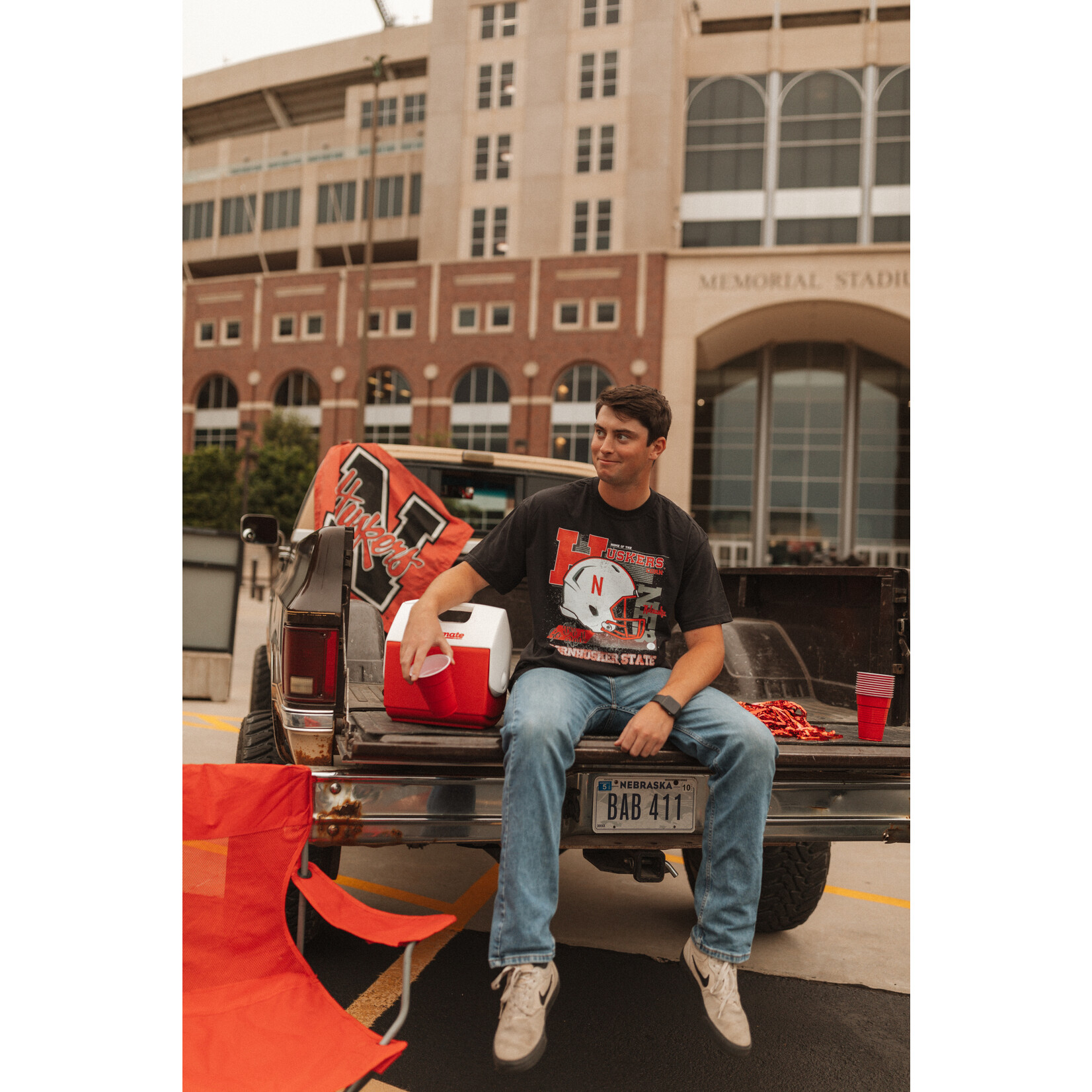 comfort colors Home of the Huskers Tee