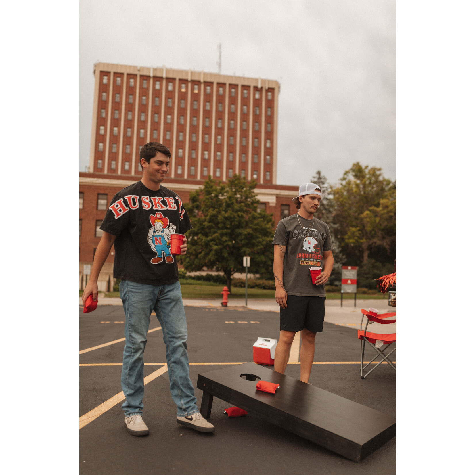 Huskers Herbie Spell Out Tee