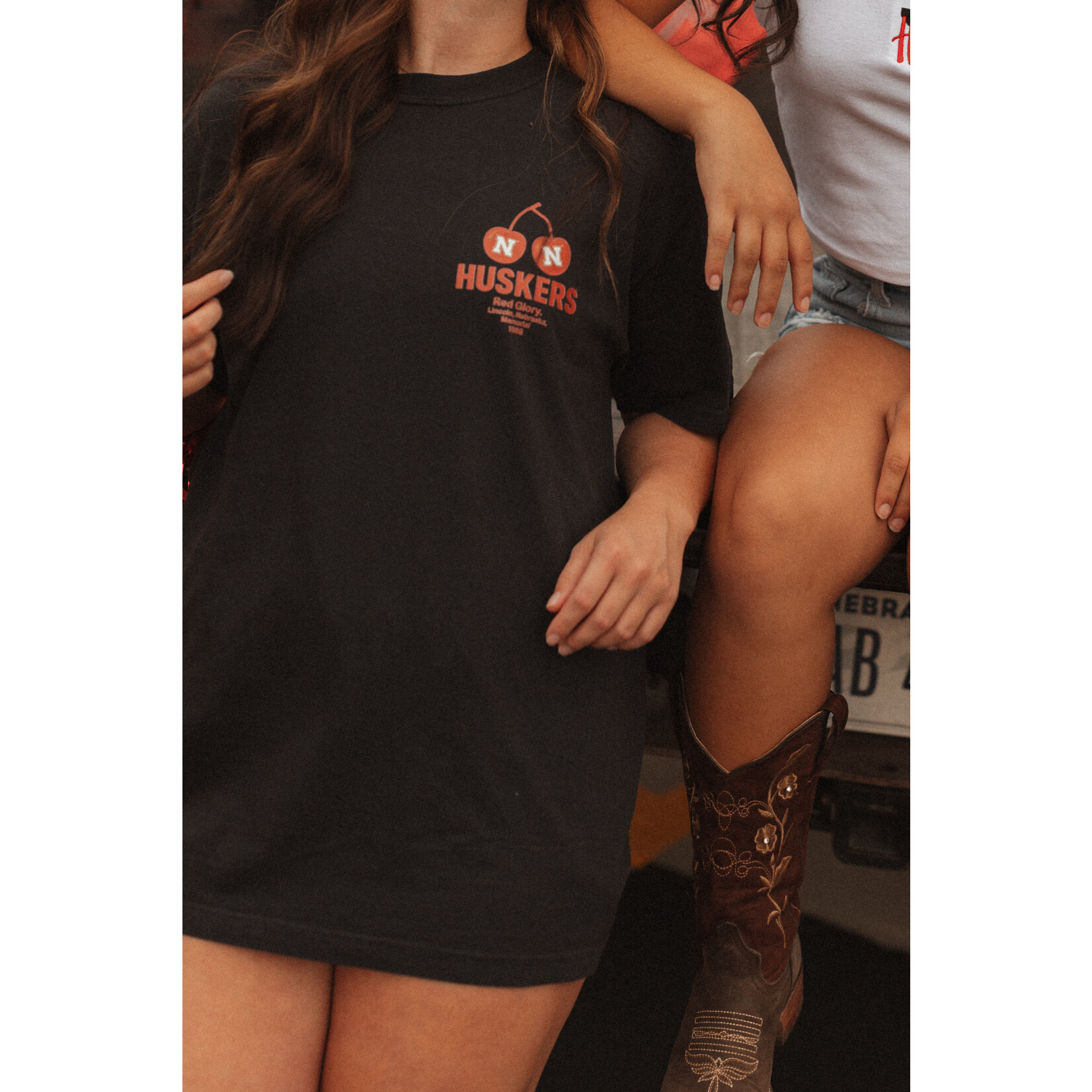 comfort colors Huskers Red Glory Cherries Tee