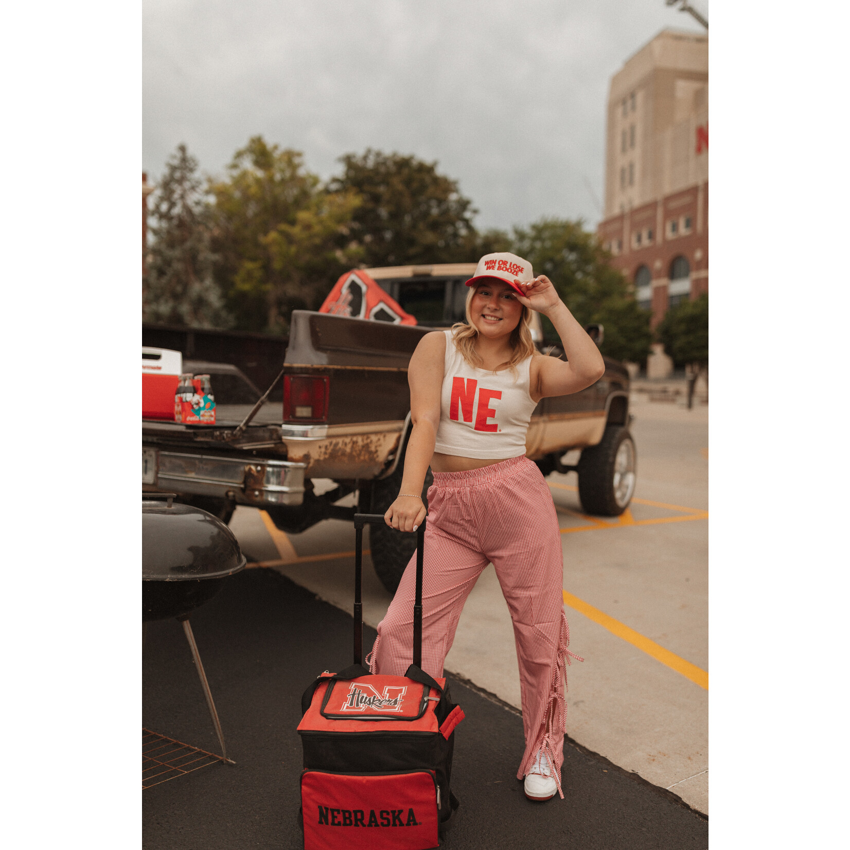 Los Angeles Apparel NE Sewn Garment Dye Crop Tank
