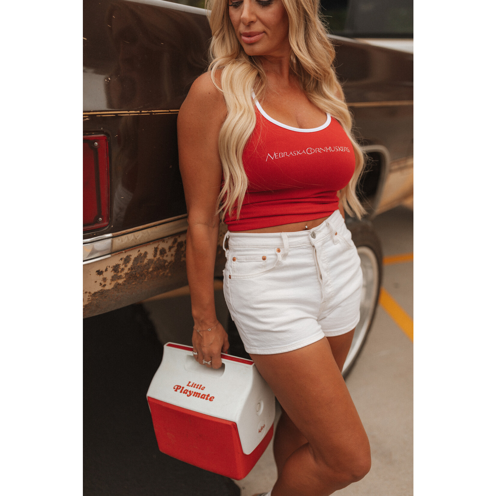 love poem Nebraska Cornhuskers YSL Tank