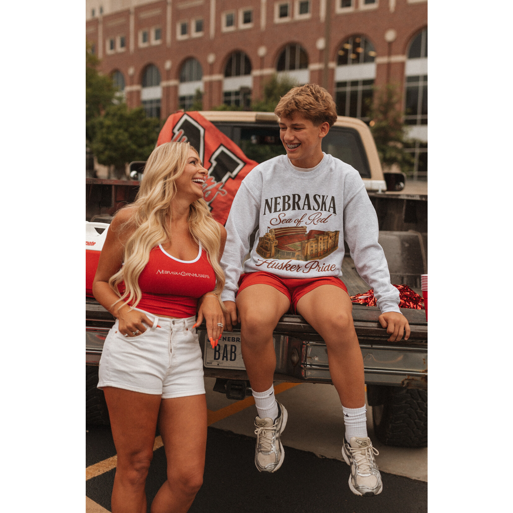 love poem Nebraska Cornhuskers YSL Tank