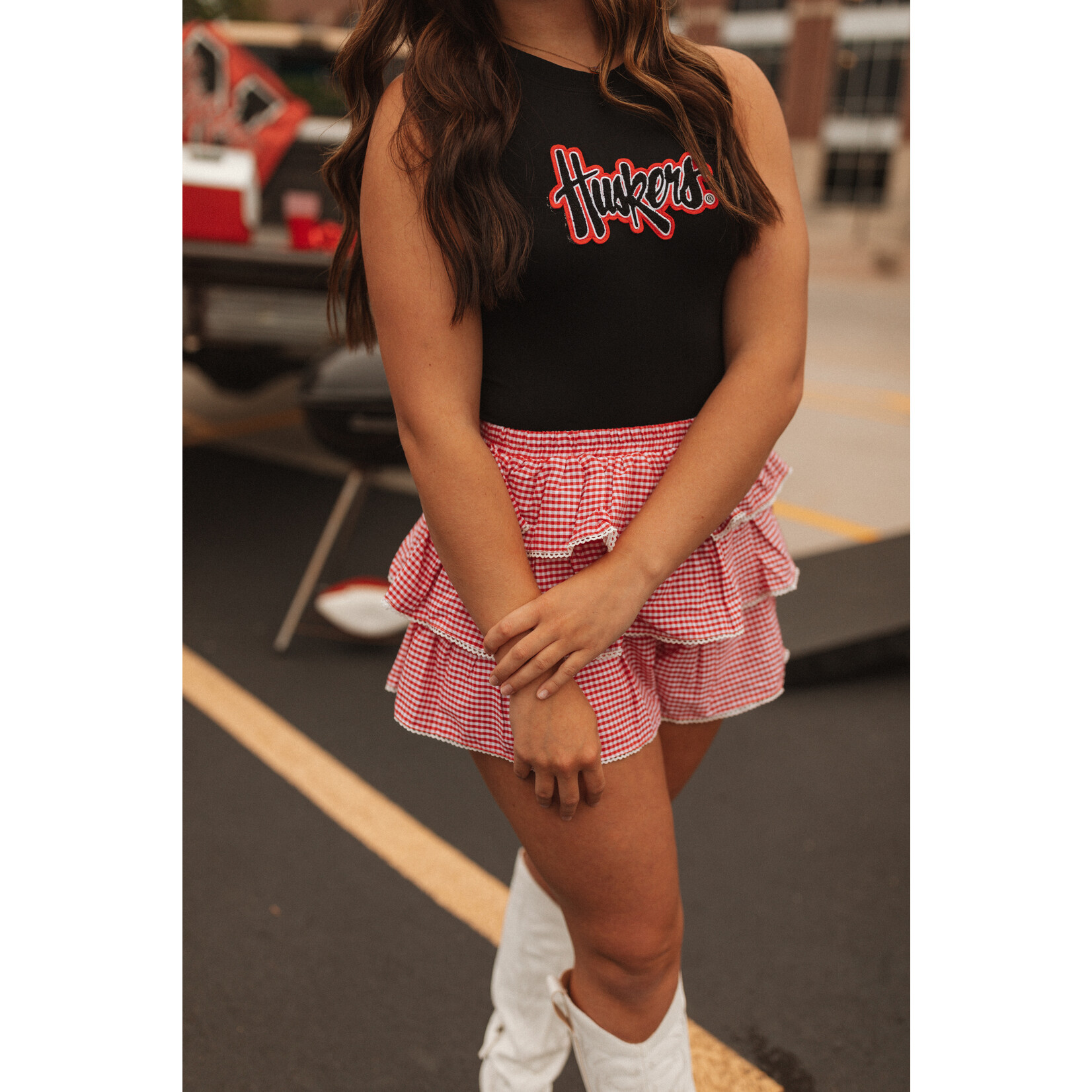 Huskers Classic Patch Bodysuit