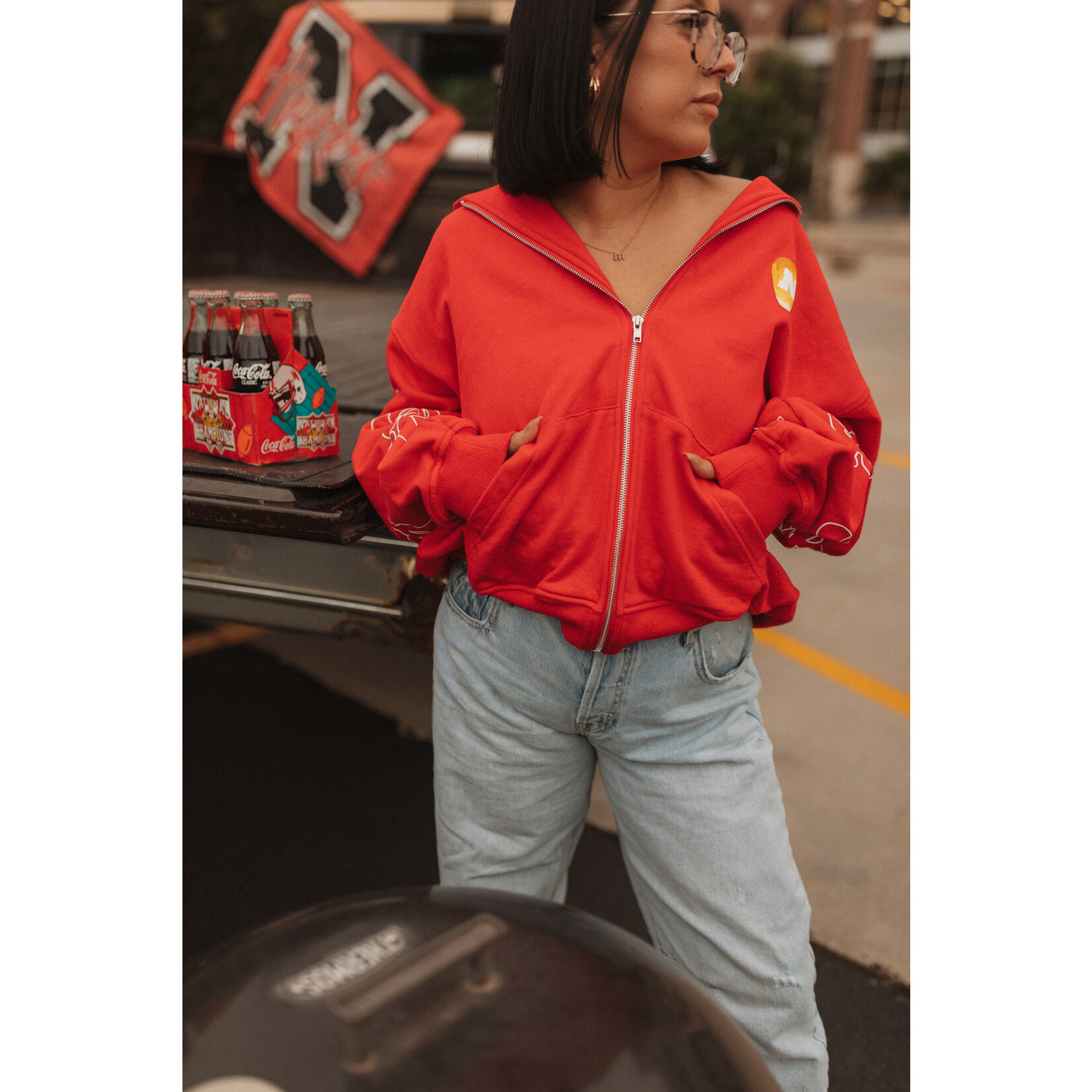 No Place Like Neb Zip Up Hoodie
