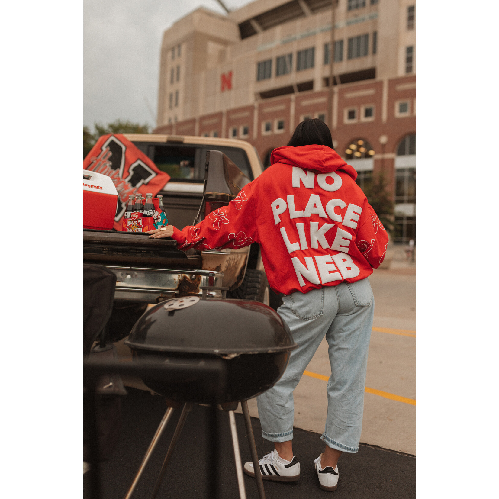 No Place Like Neb Zip Up Hoodie