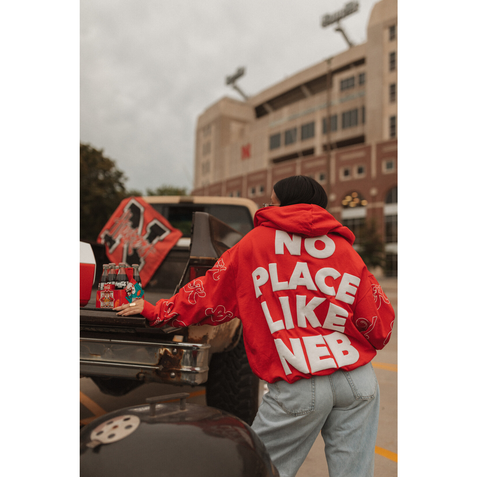 No Place Like Neb Zip Up Hoodie