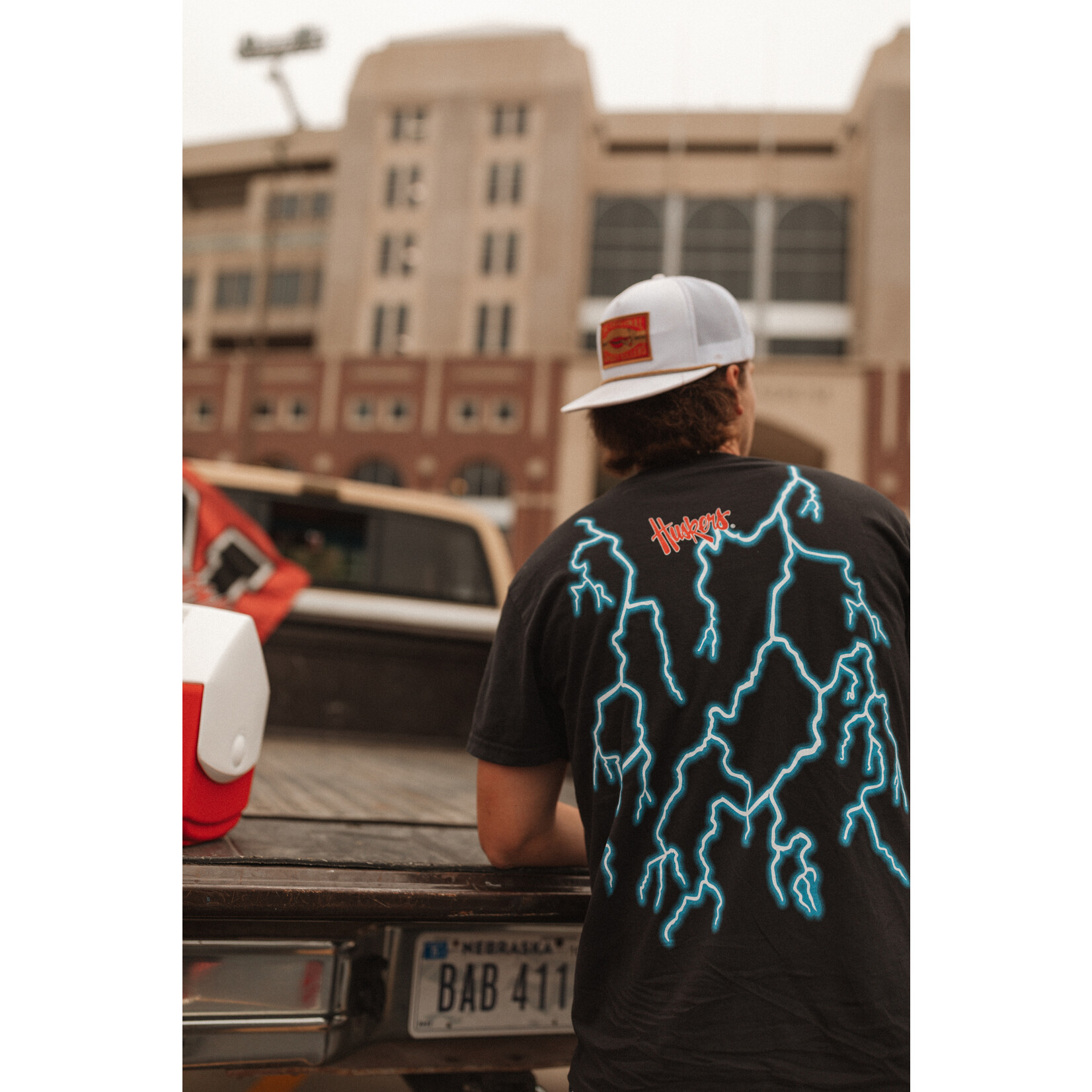 Nebraska Herbie Lightning Tee