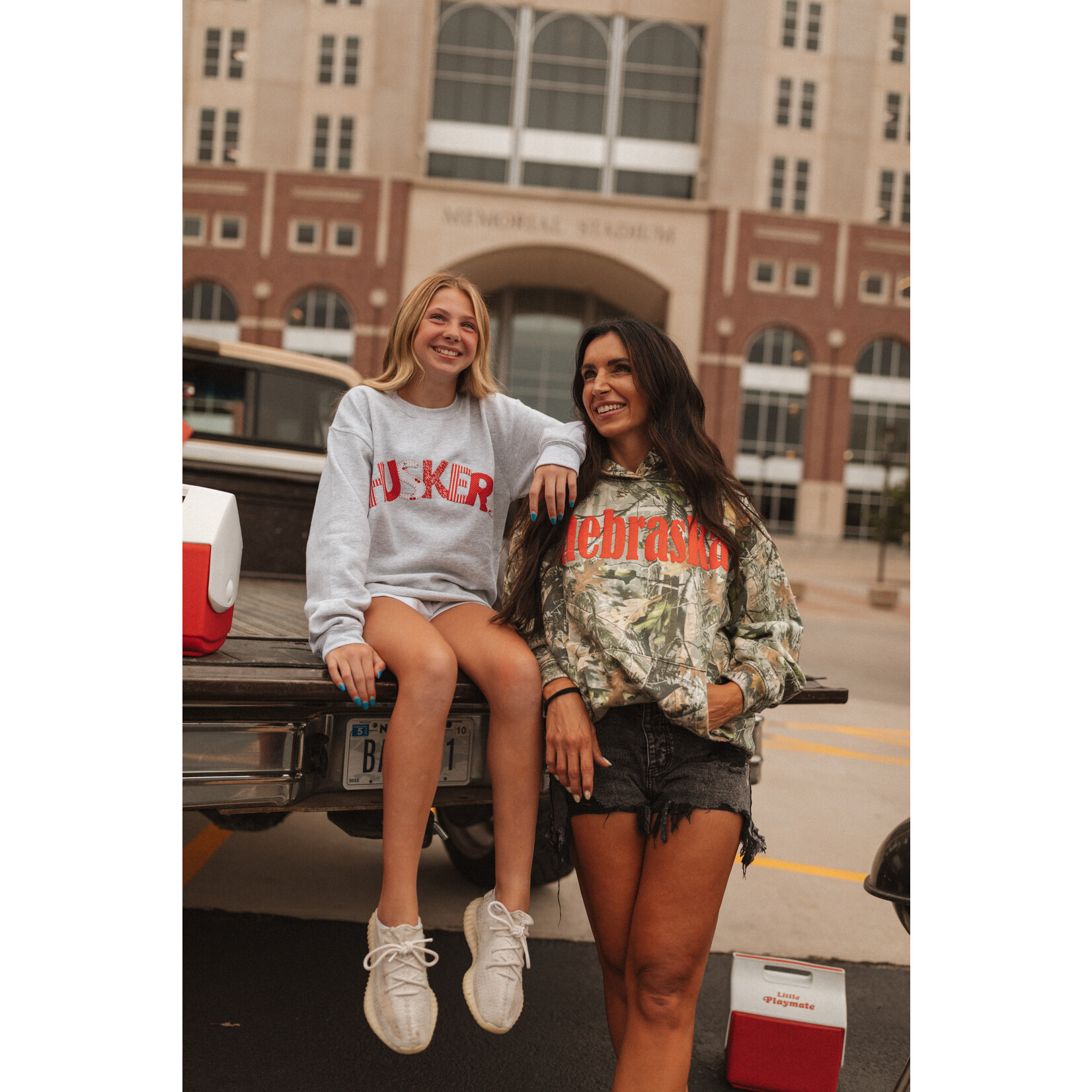 Gildan Huskers Patchwork Crew