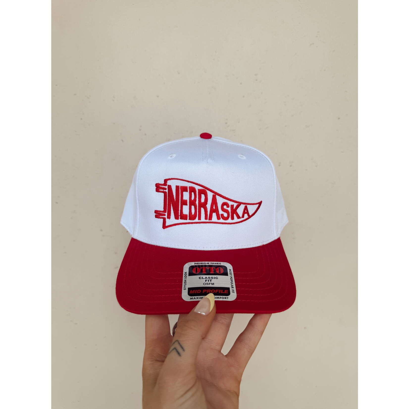 Otto Nebraska Pennant Embroidered Hat