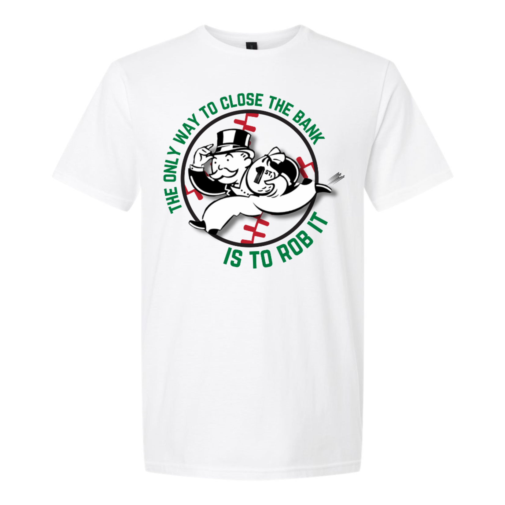 Gildan Softstyle Pinnacle Bank Baseball Rob It Tee