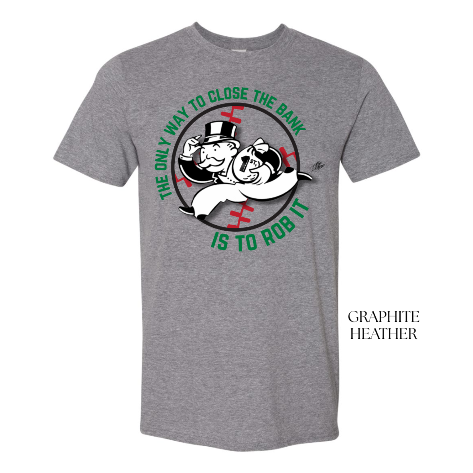 Gildan Softstyle Pinnacle Bank Baseball Rob It Tee