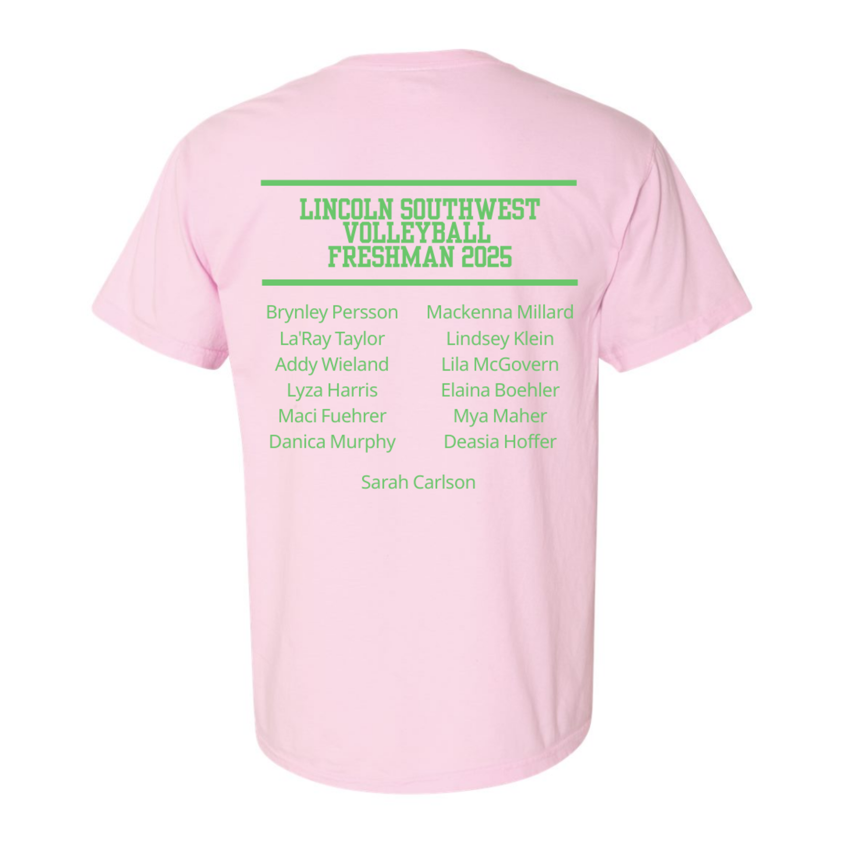 comfort colors Southwest Freshman Volleyball Tee