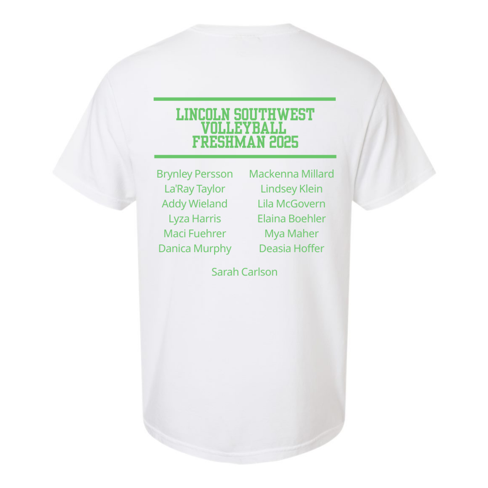 comfort colors Southwest Freshman Volleyball Tee