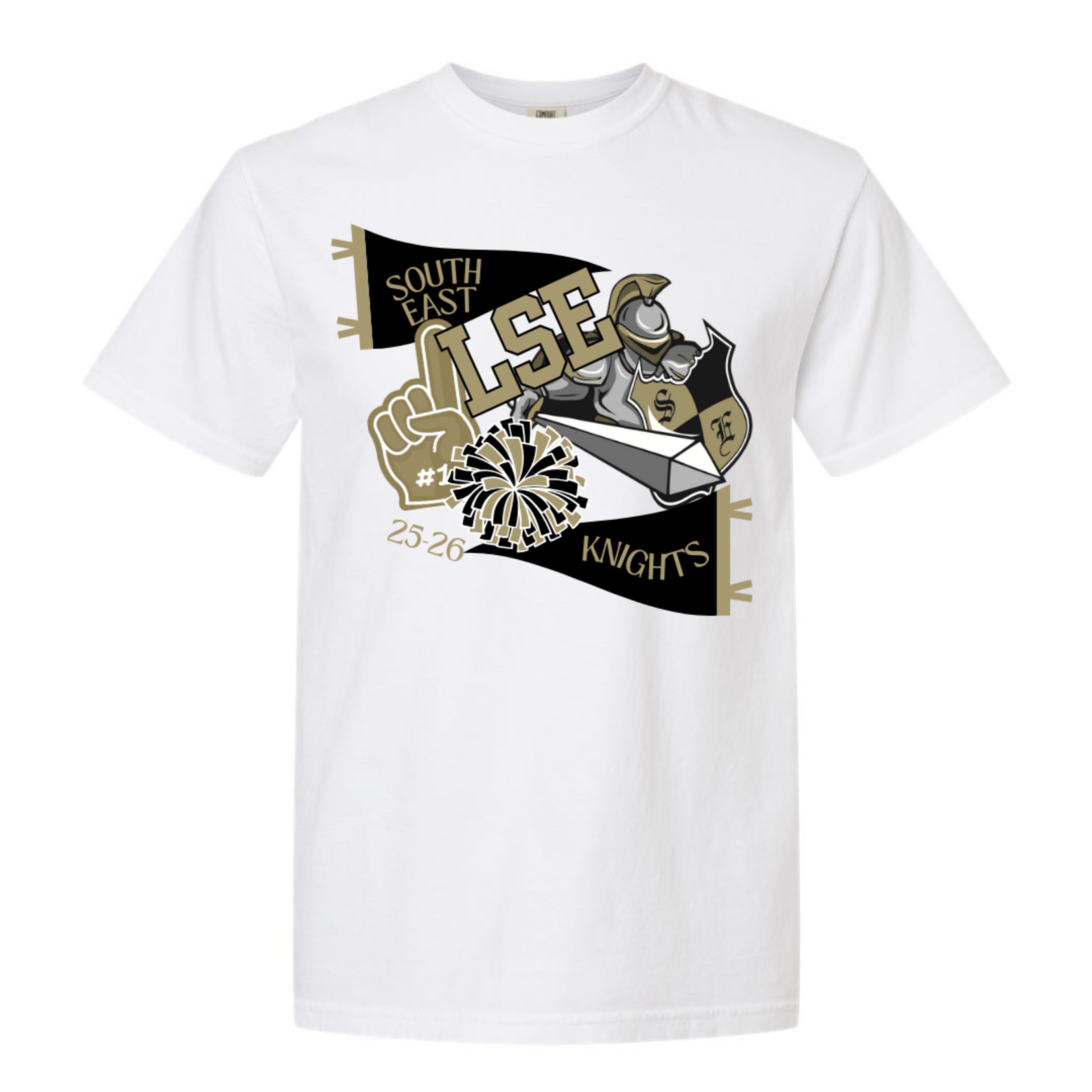 comfort colors LSE Knights Collage Tee