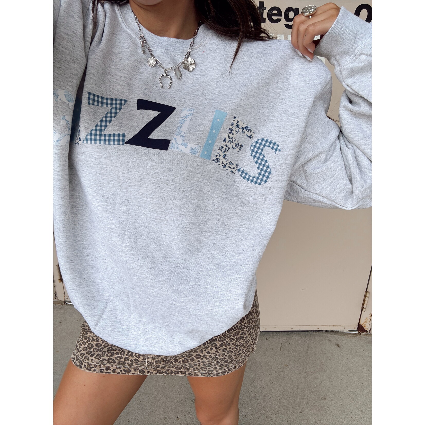 Gildan Grizzlies Patchwork Crew