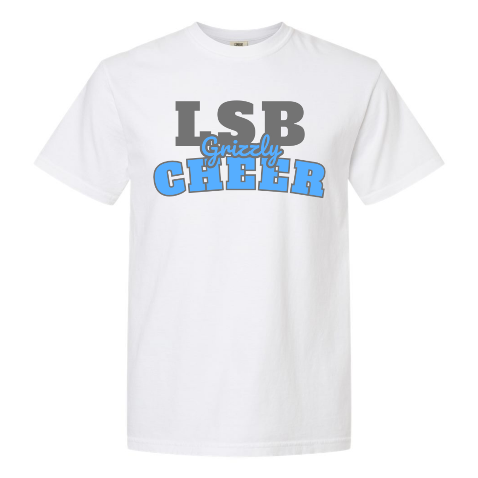 comfort colors LSB Grizzly Cheer Tee