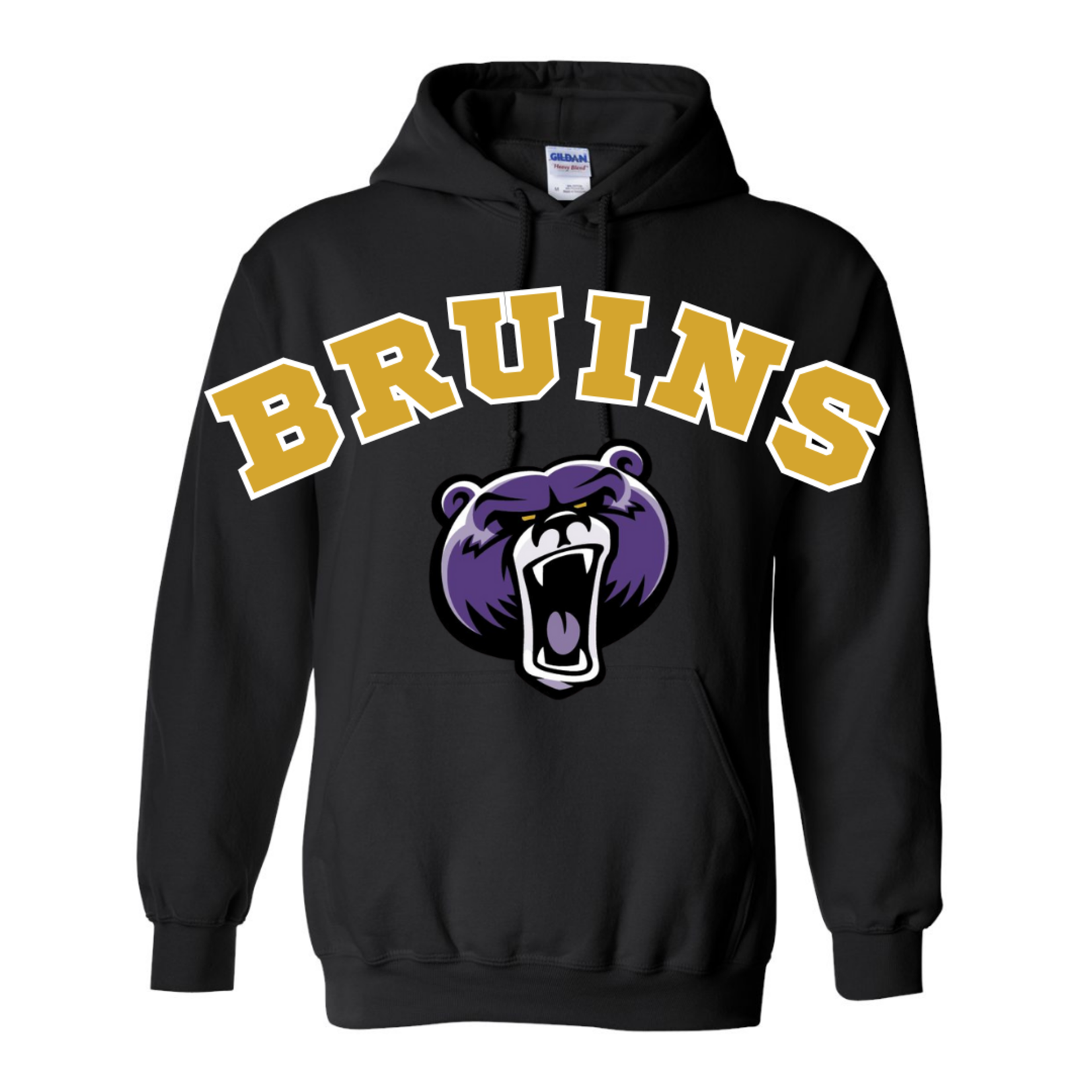 Gildan Bruins Spellout Hoodie