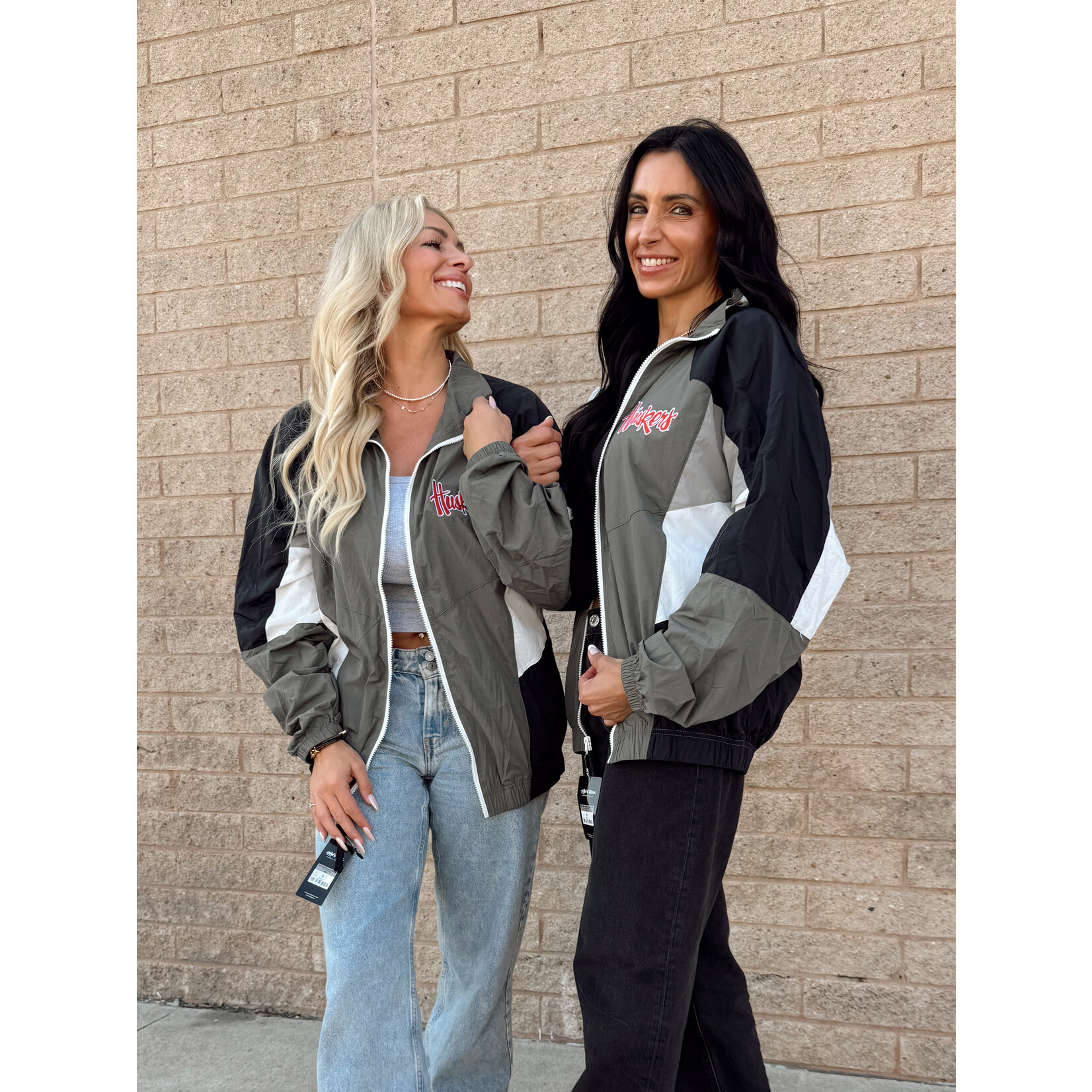 Husker Black Track Jacket