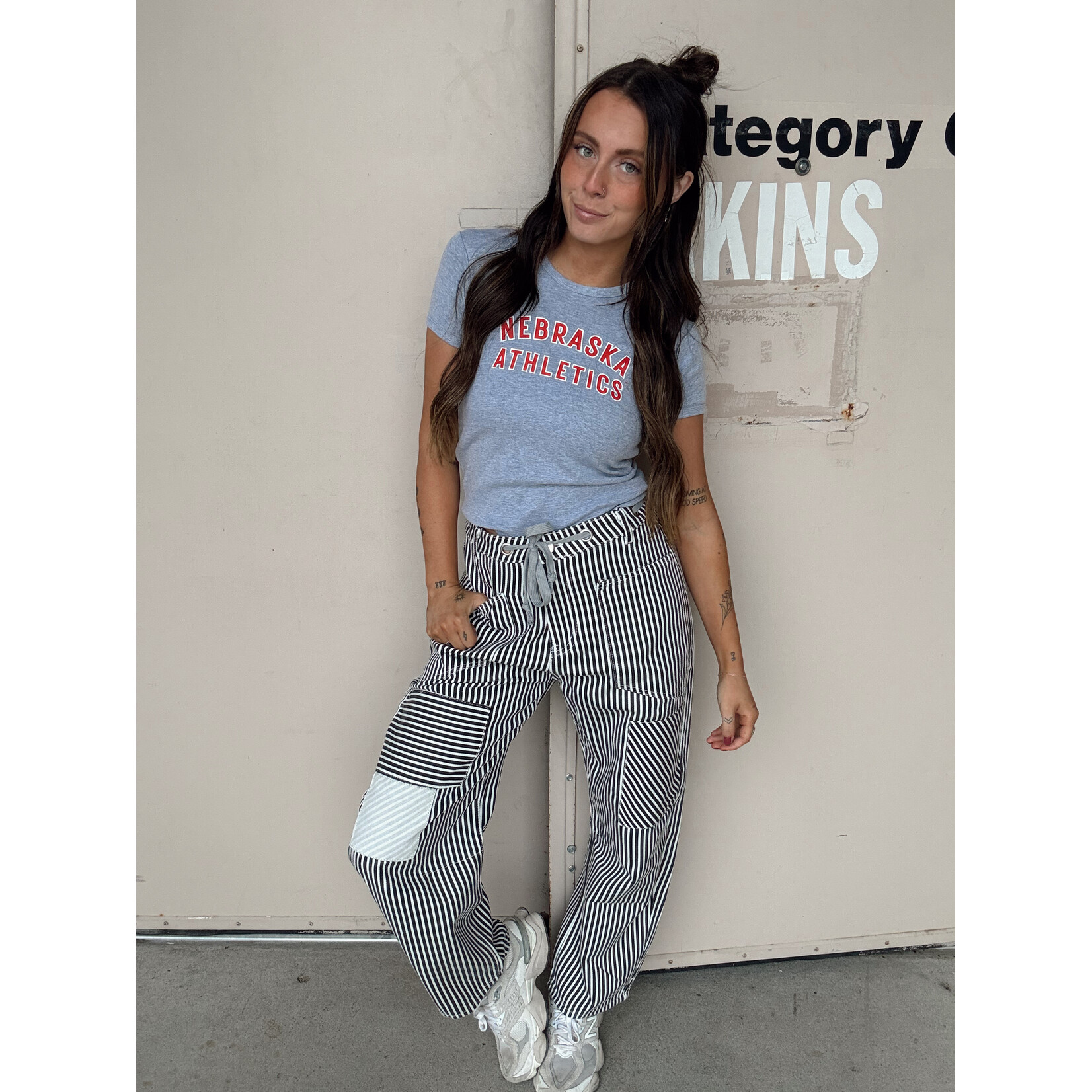 Los Angeles Apparel Nebraska Athletics Baby Tee