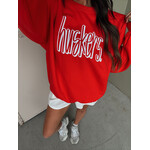 Dash Forward Huskers 3D Puff Sweatshirt