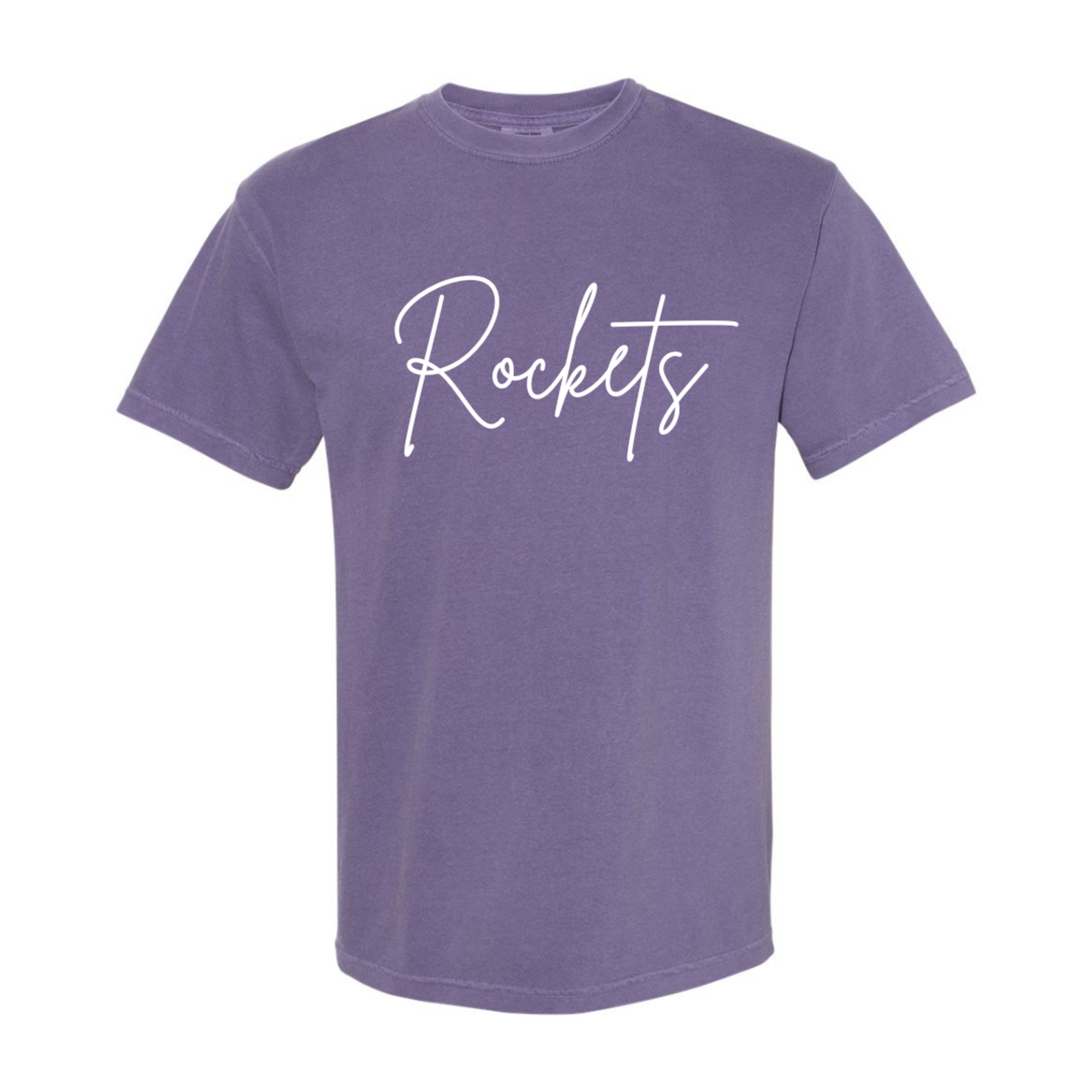 Rockets Cursive Embroidered Tee