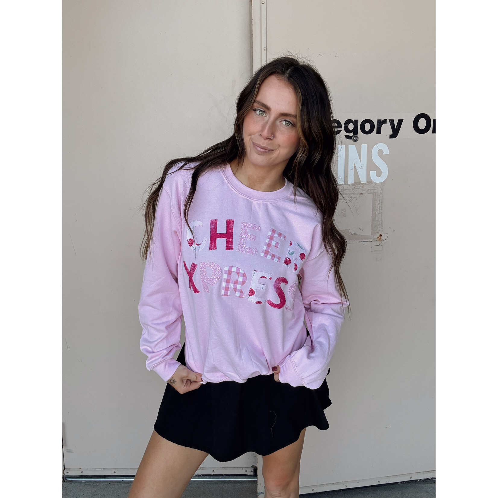 Gildan Cheer Xpress Patchwork Crew