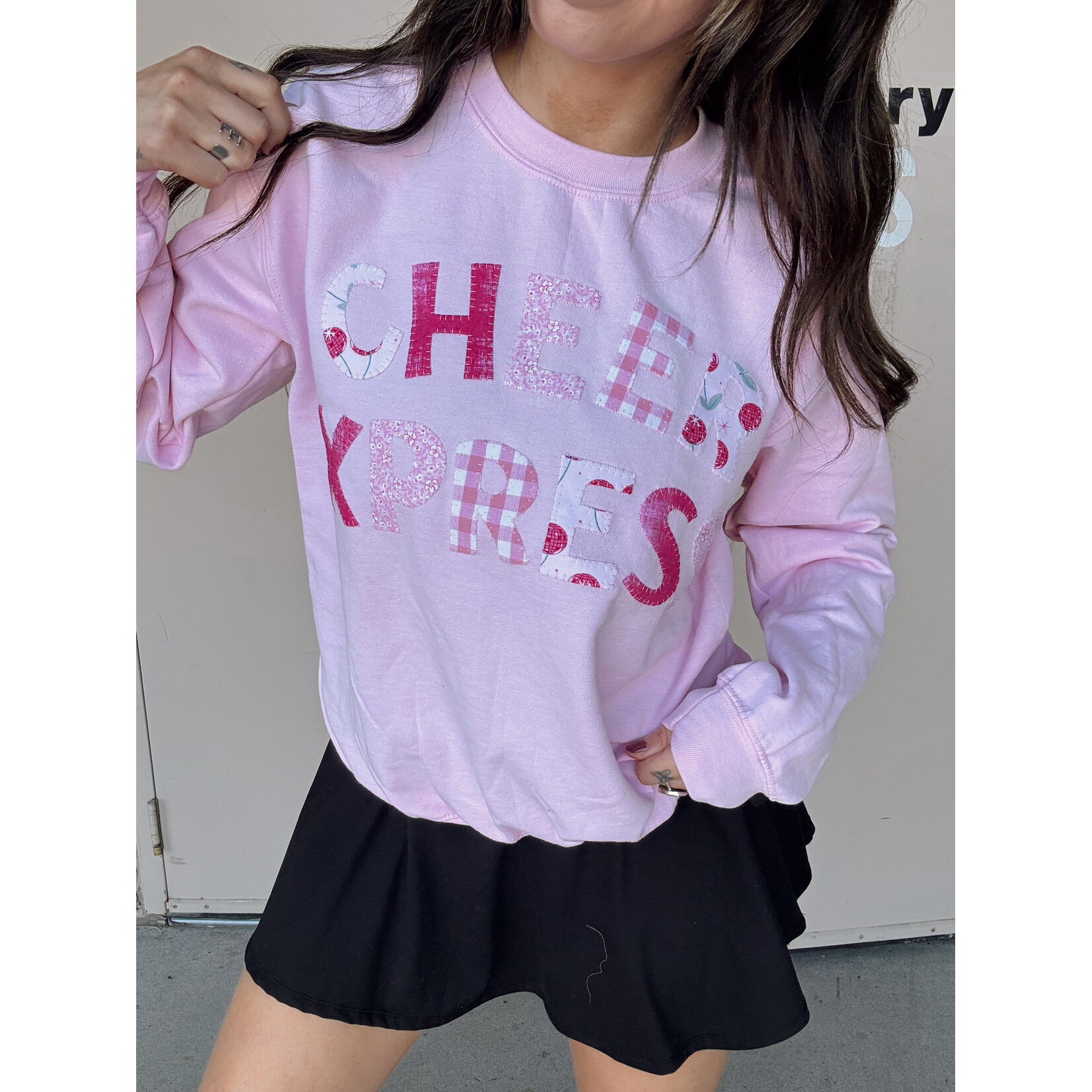 Gildan Cheer Xpress Patchwork Crew