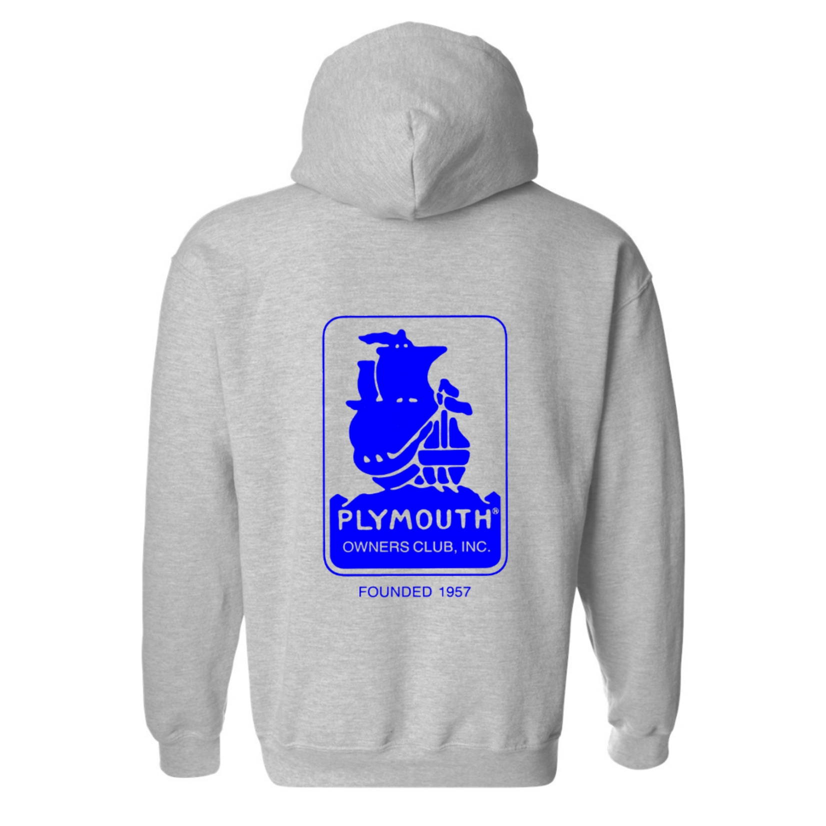 Gildan Plymouth Logo Front & Back Hoodie