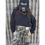 Embossed Nebraska Cornhuskers Crew