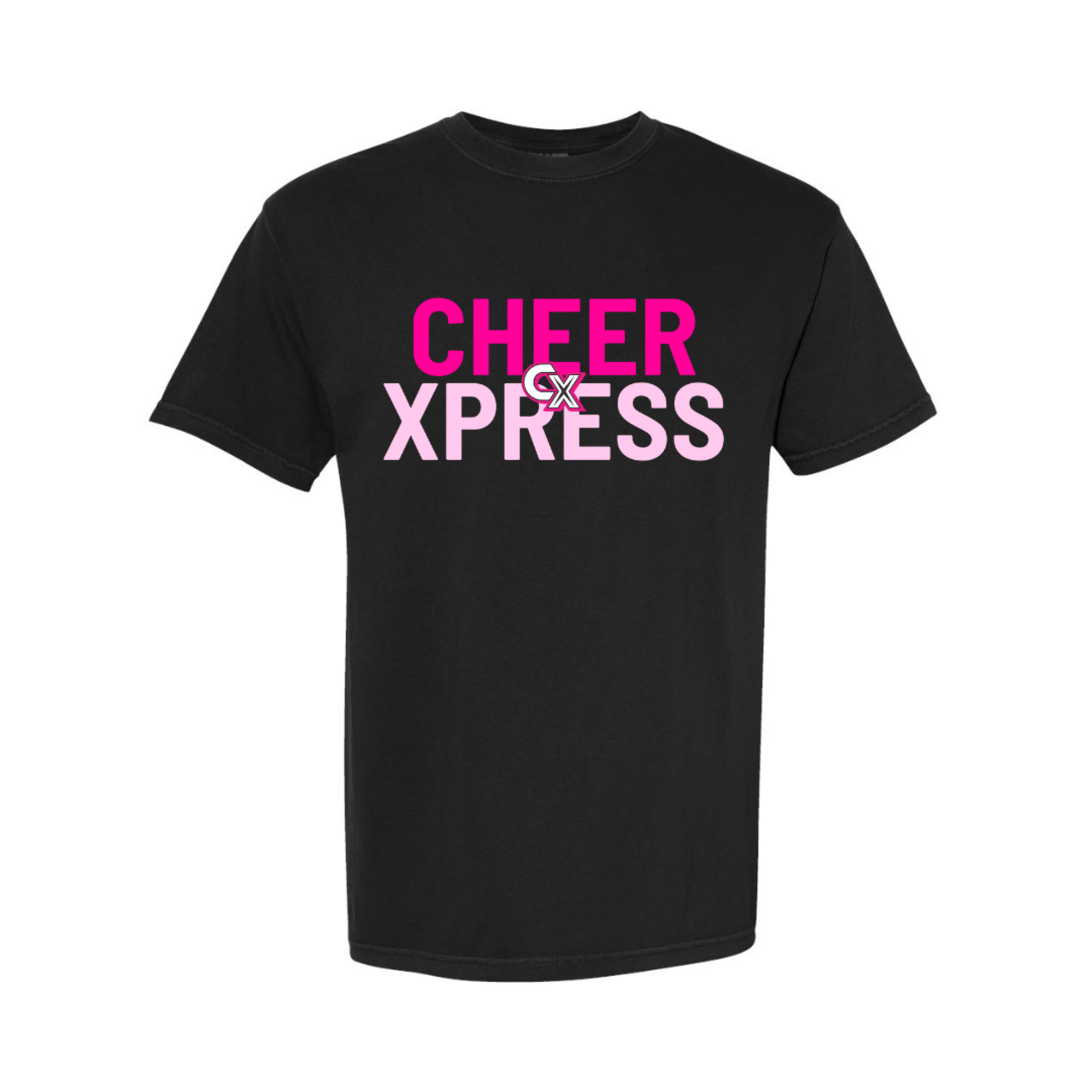 comfort colors Cheer Express All Teams Front & Back Tee