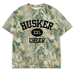 Cotton Collective Husker Cheer Camo Tee