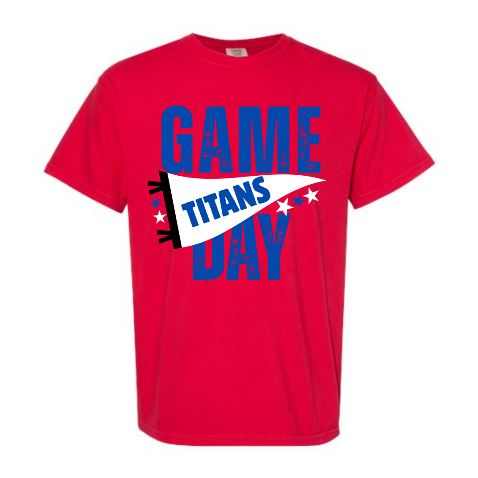 comfort colors Custom Game Day Pennant Tee