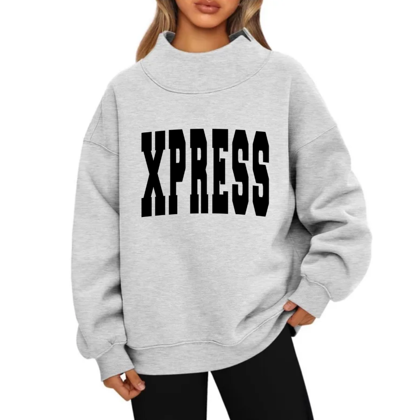 Xpress Mockneck Black