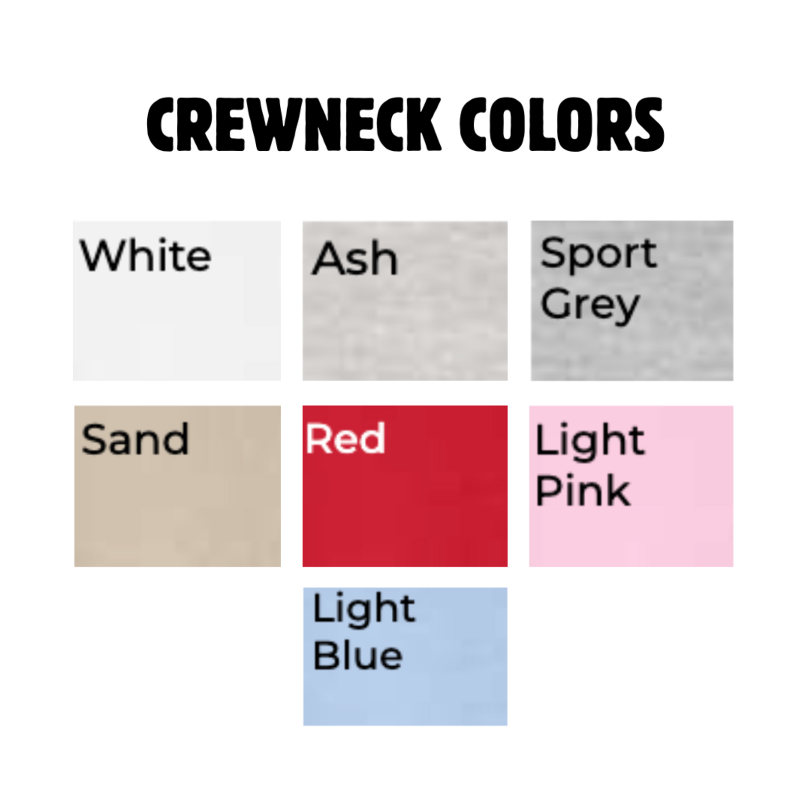 Gildan Custom Title Crew