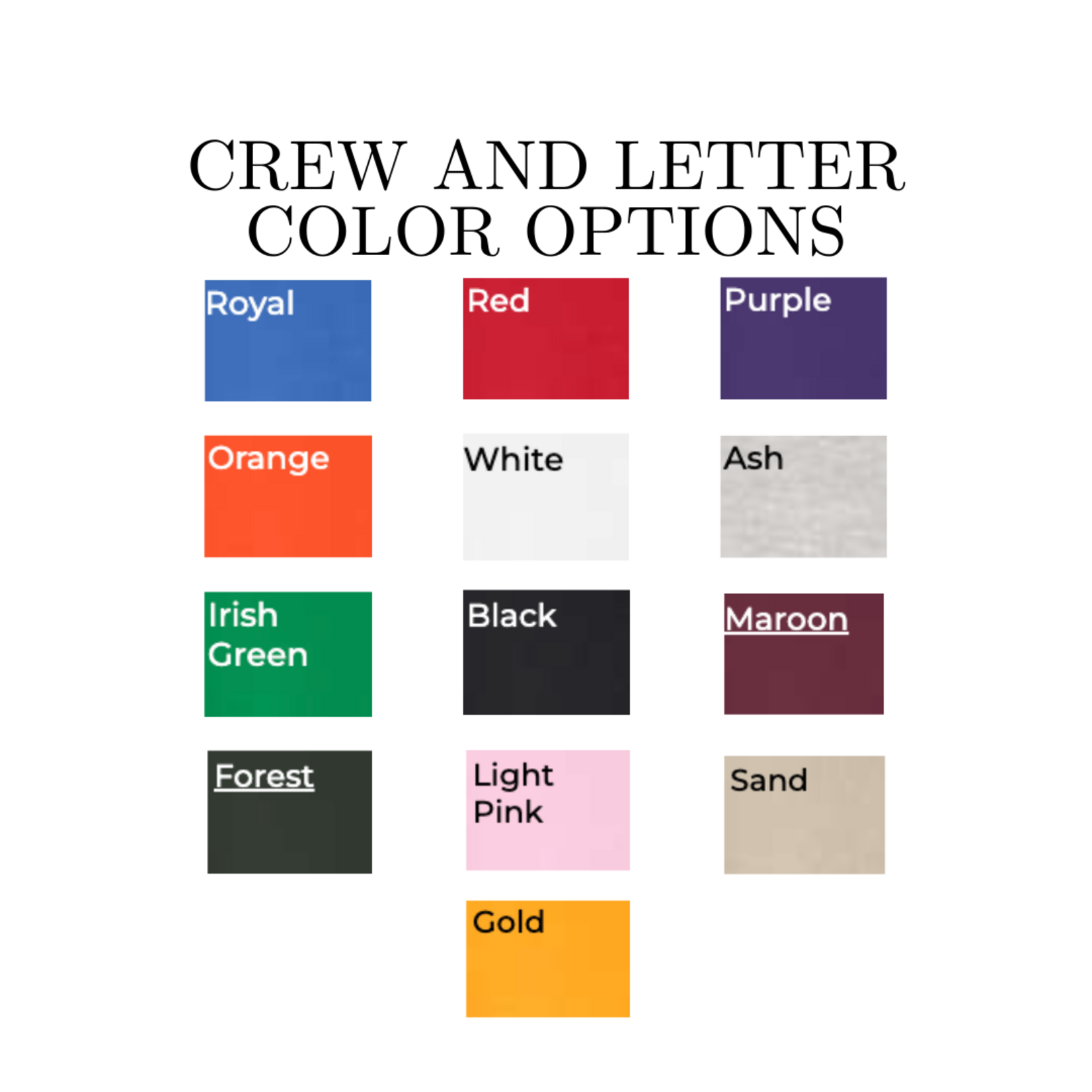 Gildan Custom Vinyl Emb. Crew