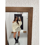 So Me Loose Exposed Seam Slouchy Sweater