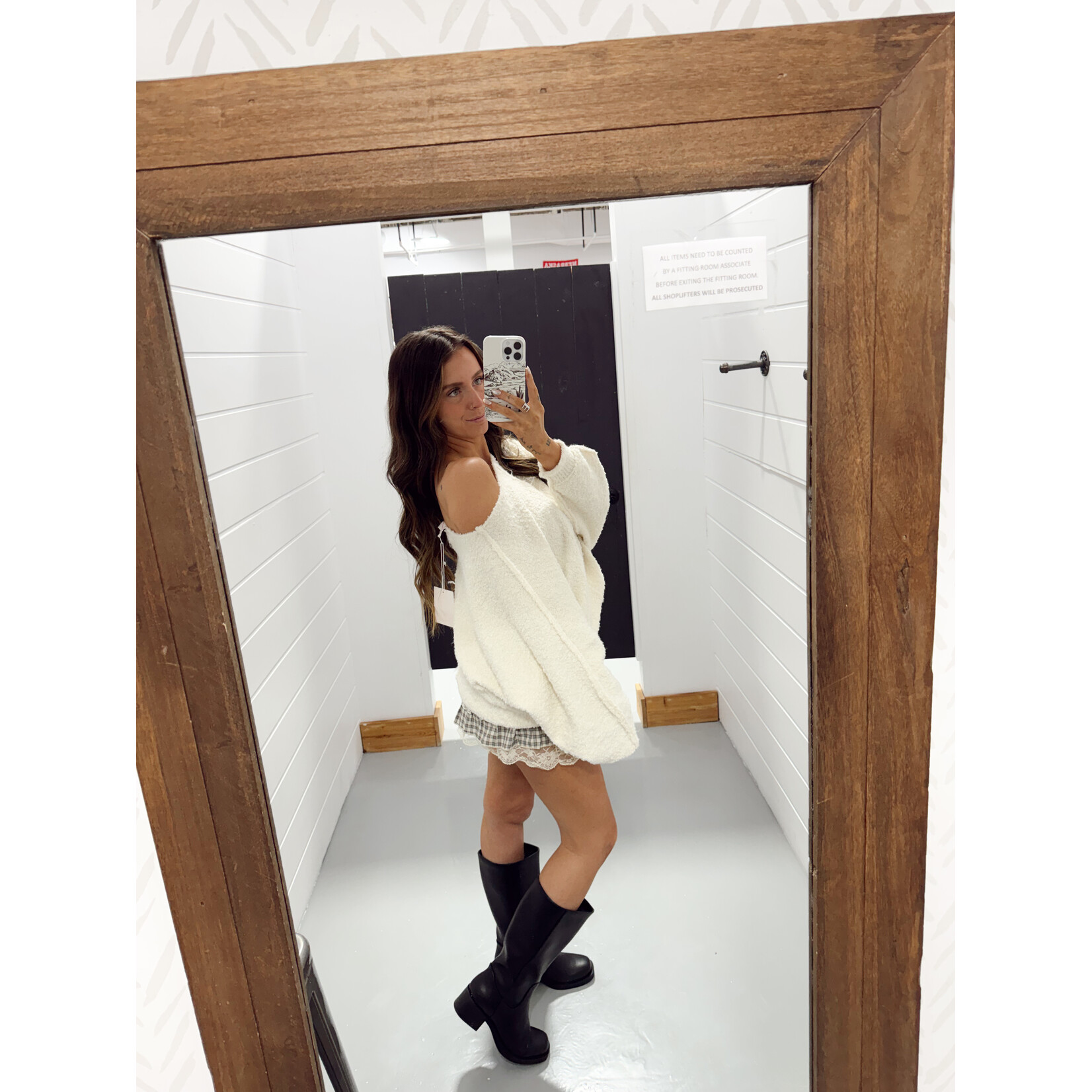 So Me Loose Exposed Seam Slouchy Sweater