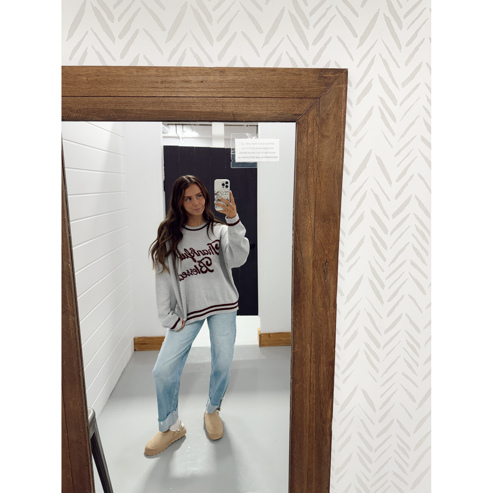 Thankful & Blessed Graphic Sweater