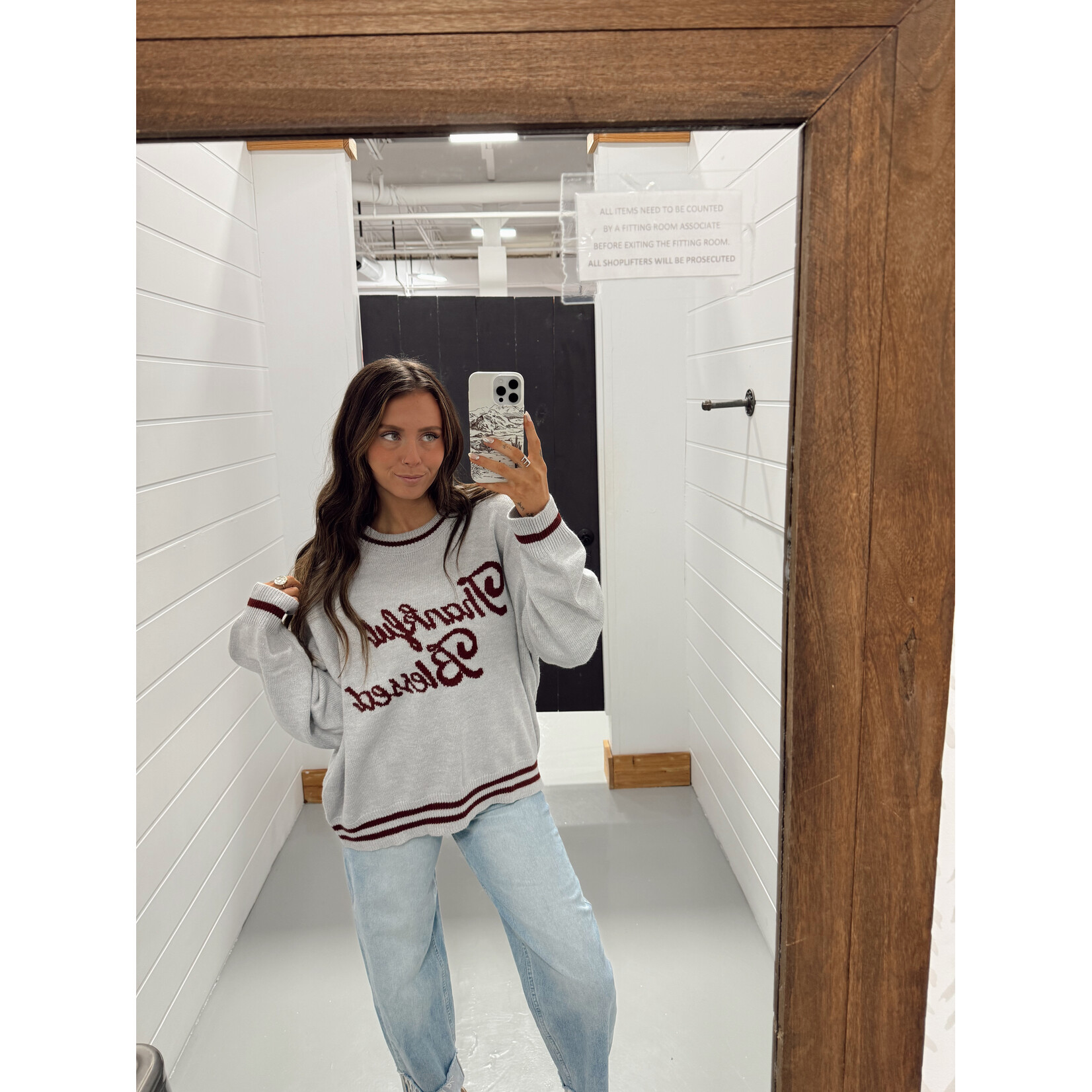 Thankful & Blessed Graphic Sweater