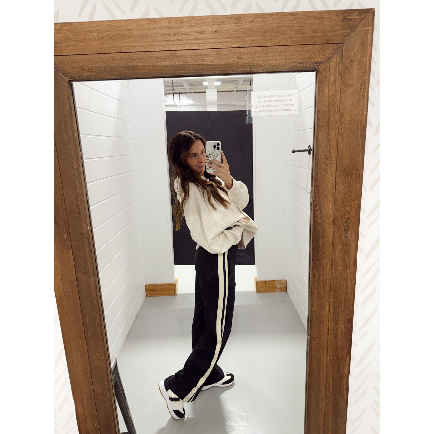 Butter Soft Side Striped Straight Pant