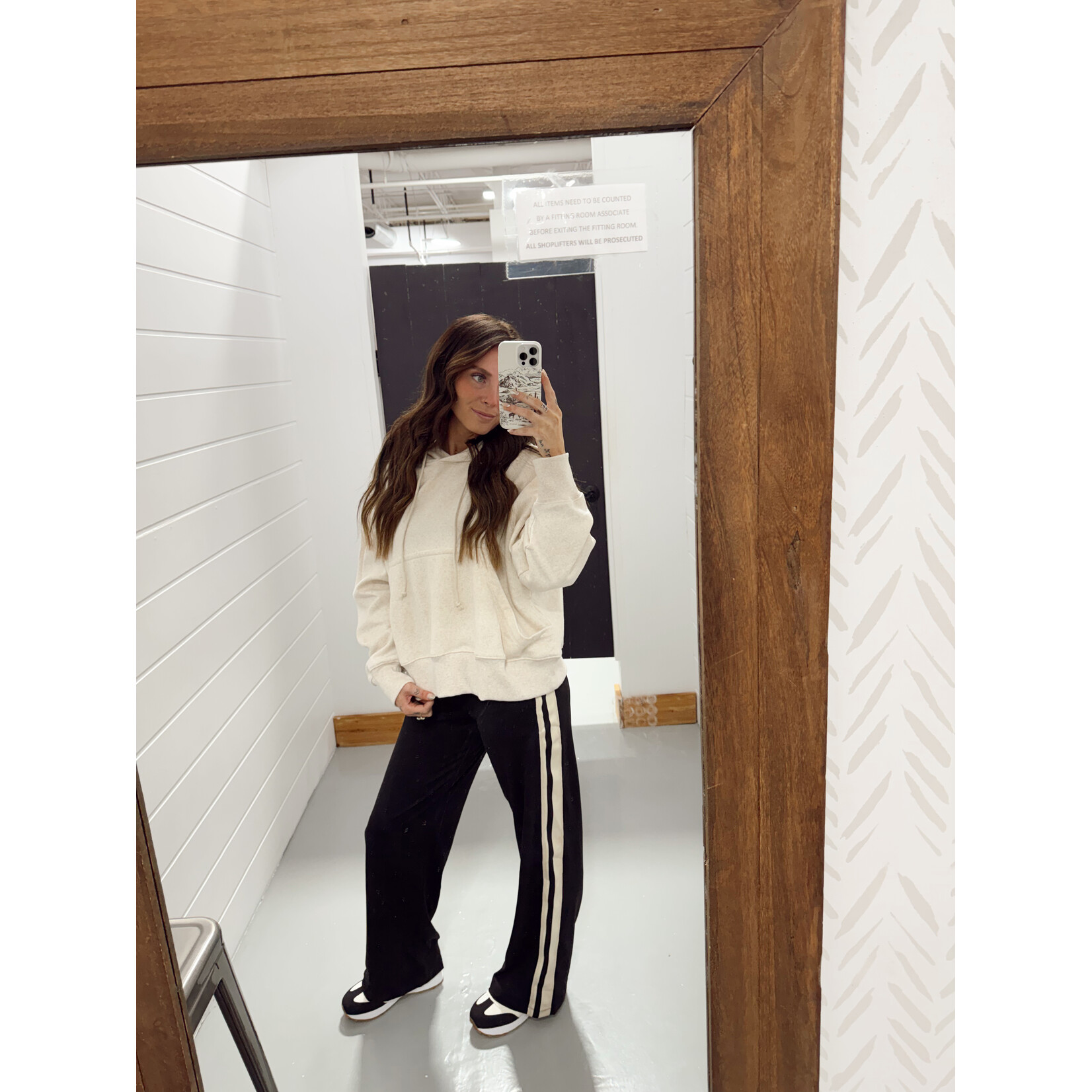 Butter Soft Side Striped Straight Pant