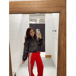 Butter Soft Side Striped Straight Pant