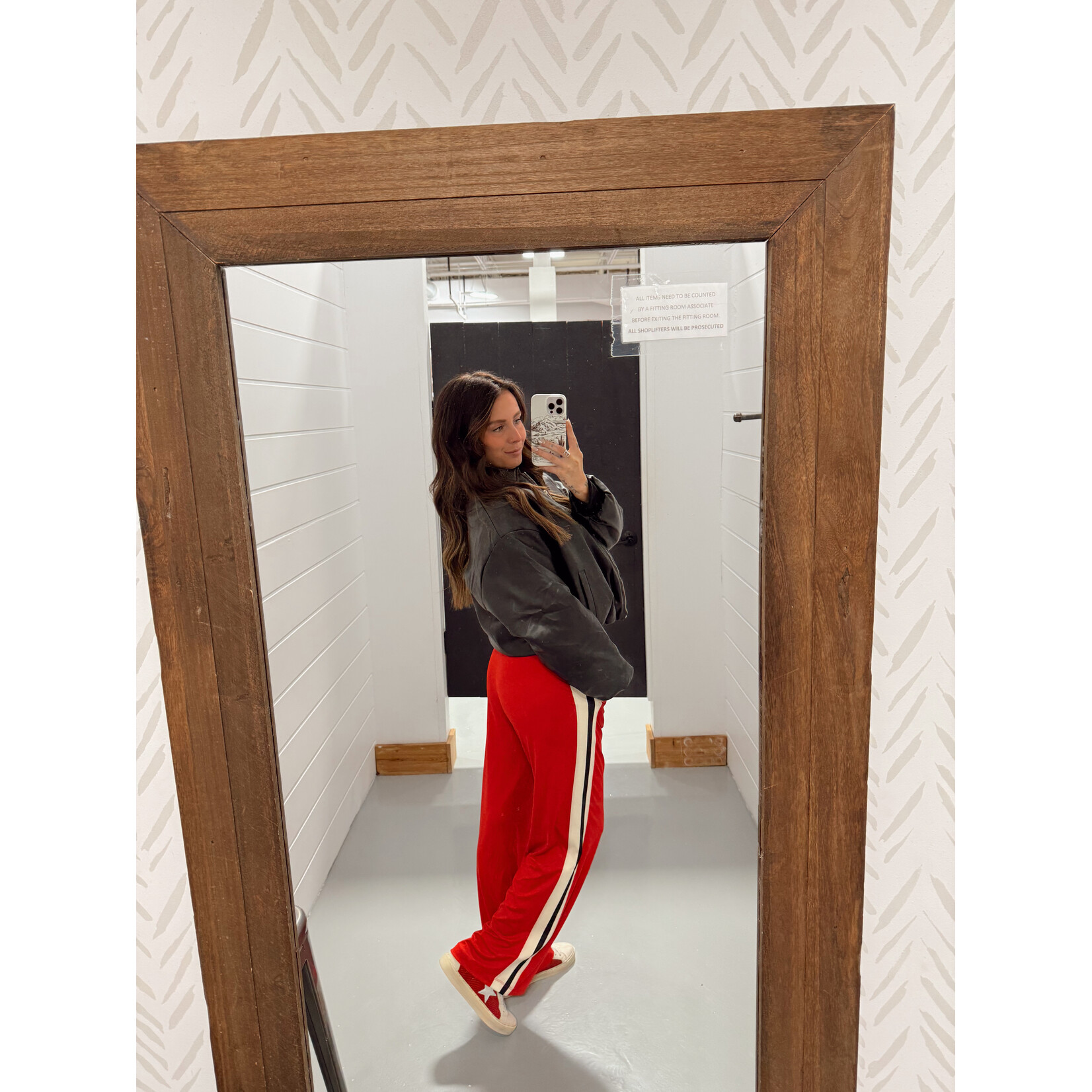 Butter Soft Side Striped Straight Pant