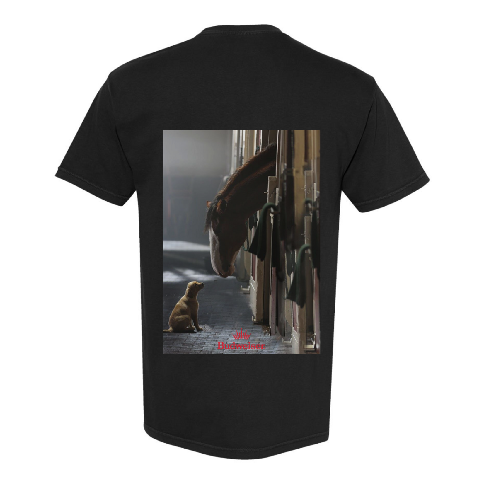 comfort colors Budweiser Clydesdale Puppy Tee