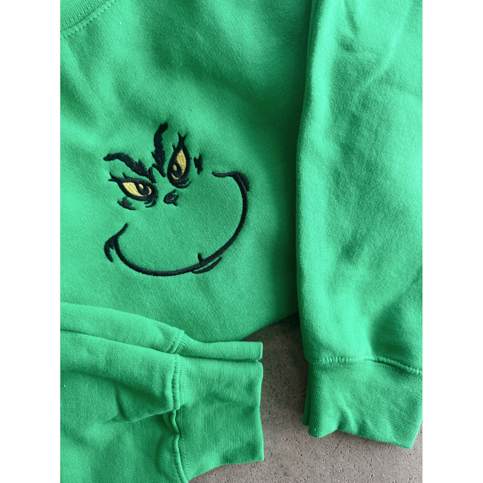 Gildan Grinch Face Crew