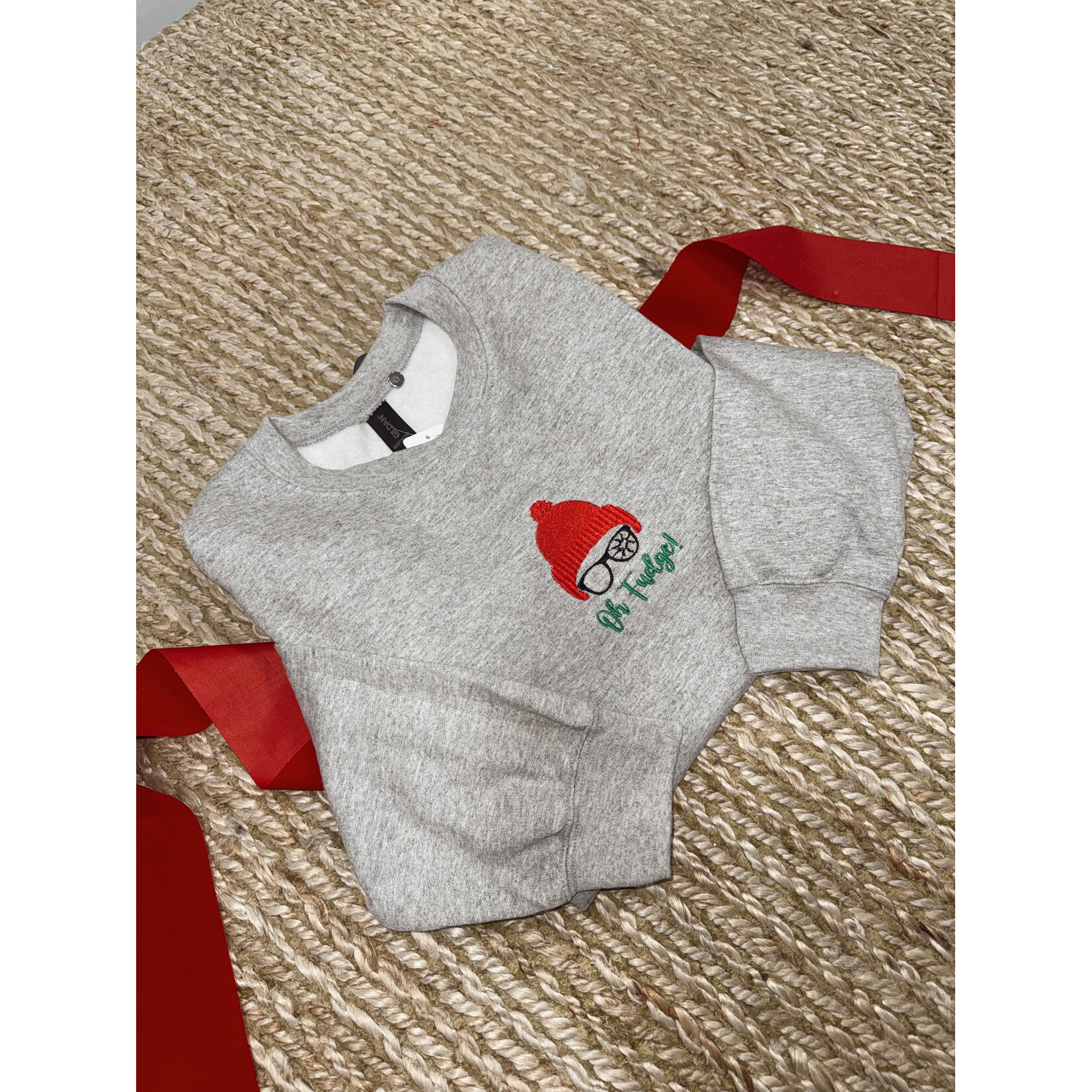 Gildan Oh Fudge! Christmas Story Emb. Crew