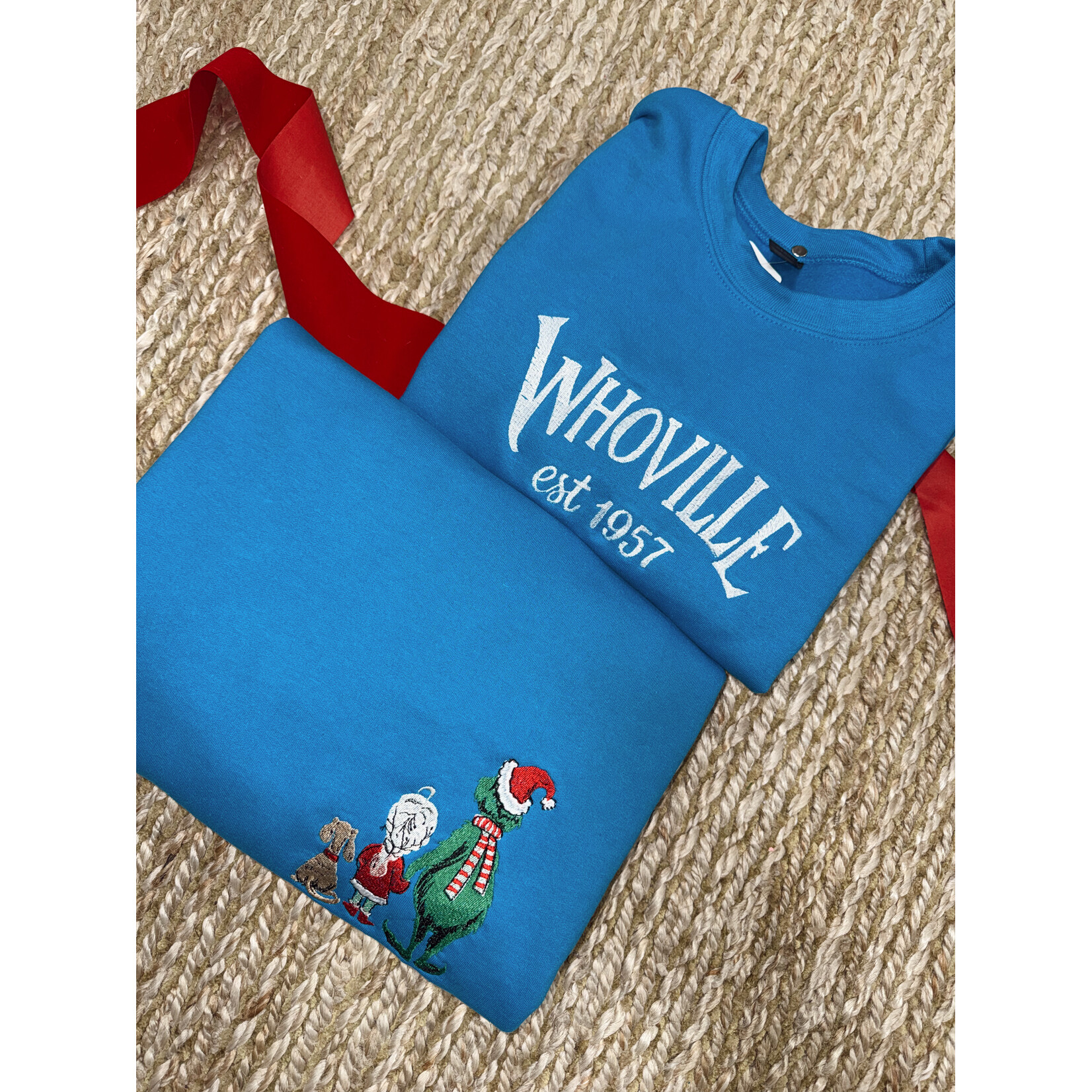 Whoville Embroidered Crew