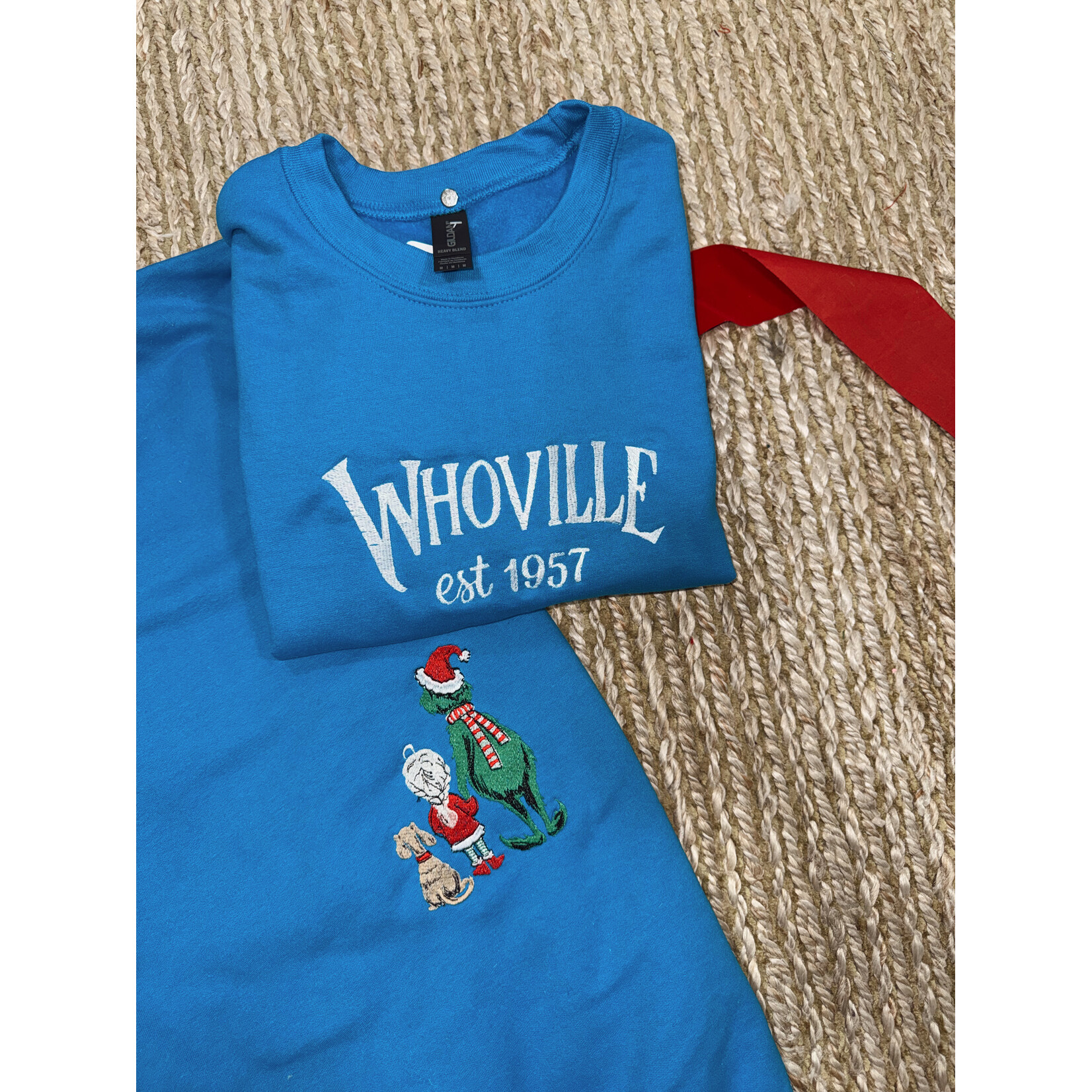 Whoville Embroidered Crew