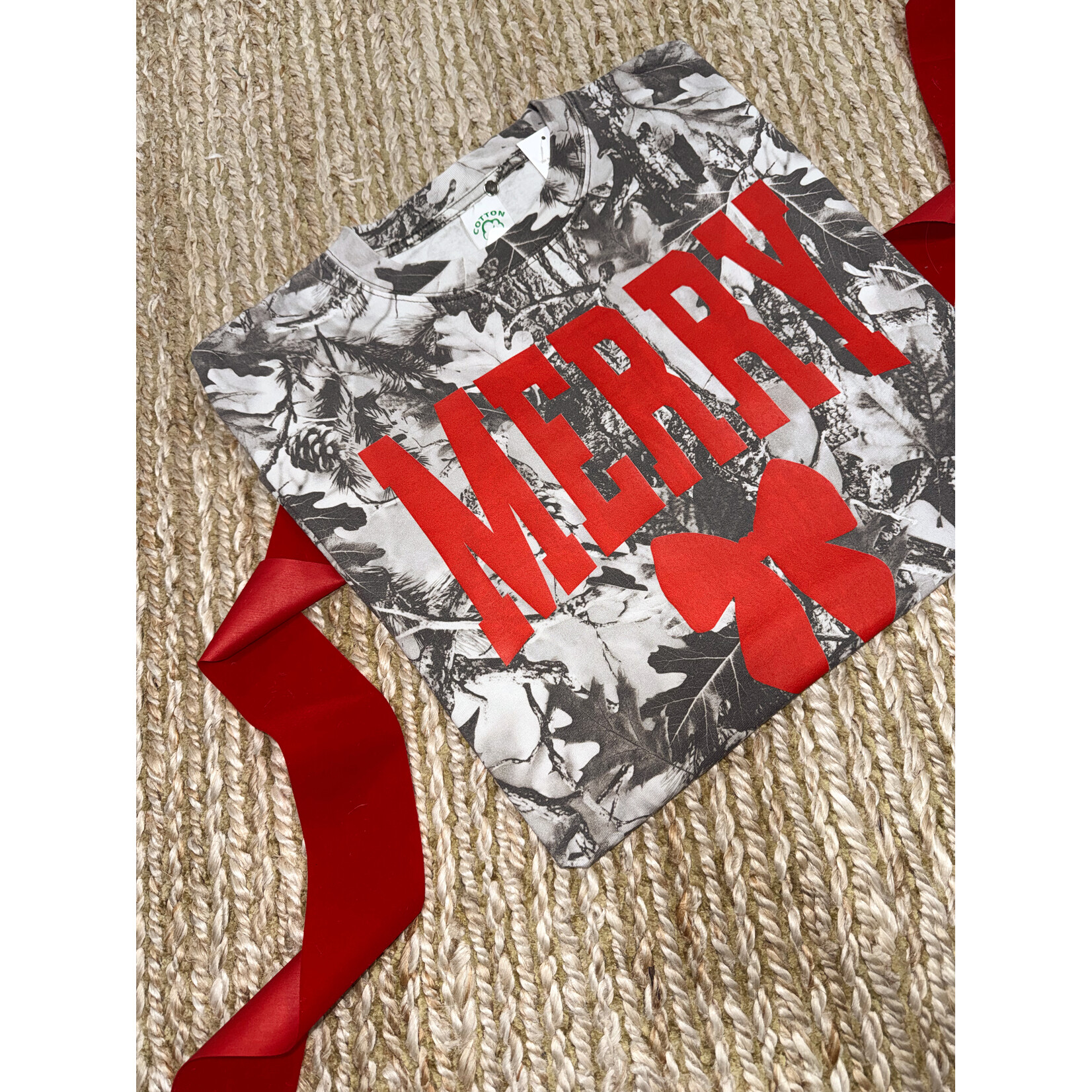 Cotton Collective Merry Bow Tee