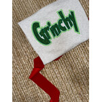 Grinchy Bold Glitter Emb Crew